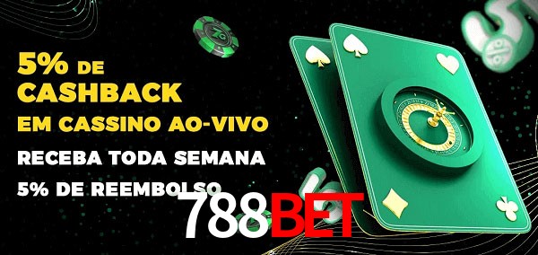 Promoções do cassino ao Vivo 788bet